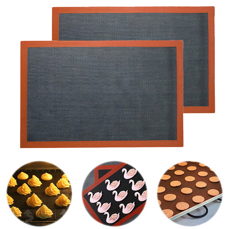 Silicone Mat Pastry Non Stick Puff Perforated Liner Pad Macaron Cookie Bread Mold For Baking Tools Oven Sheet Bakeware