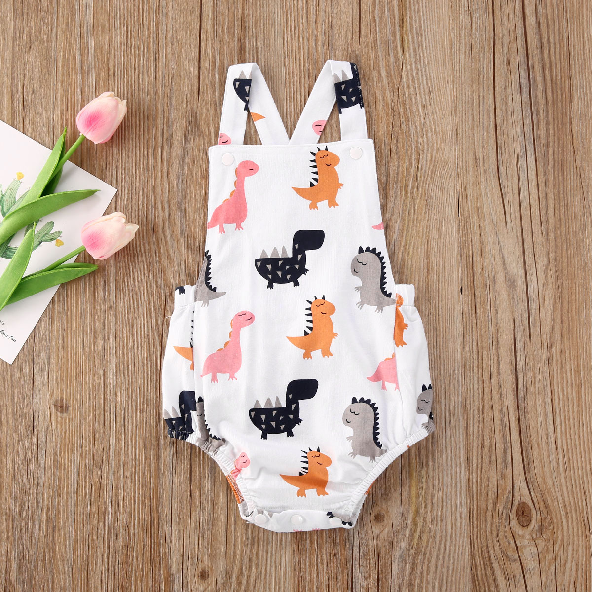 Newborn Kids Baby Girls Boys Sleeveless Romper Animals Jumpsuit Playsuit Sunsuit One-Pieces Summer Clothes Outfits 0-18 M