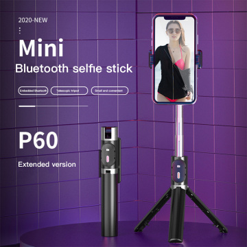 High quality Roreta 3 in 1 Wireless Bluetooth Selfie Stick Foldable Mini Tripod Expandable Monopod for iPhone IOS Android P60