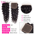 Tinashe Hair Brazilian Water Wave 6x6 Lace Closure Free/Middle Part Natural Color Remy Human Hair Pre Plucked Swiss Lace Closure