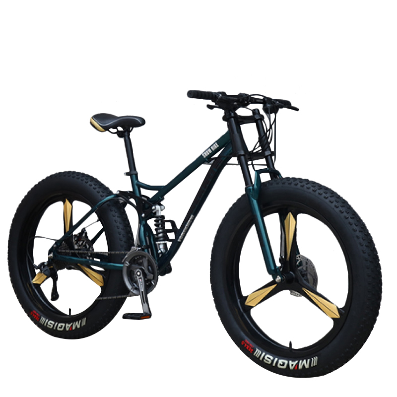 FOREKNOW 26 Inch Wheel Fat Bike Beach Snowmobile Mountain Bike 27 Speed Sports Cycling Road Bicycle Men Racing Front Fork Ride