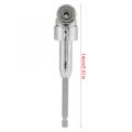 New 1/4 105 Degree Angle Magnetic Hex Screwdriver Extension Drill Bit Socket Holder Adapter