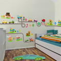 Wall stickers for kids rooms cartoon road car home wall stickers children's room PVC environmental protection decorative sticker