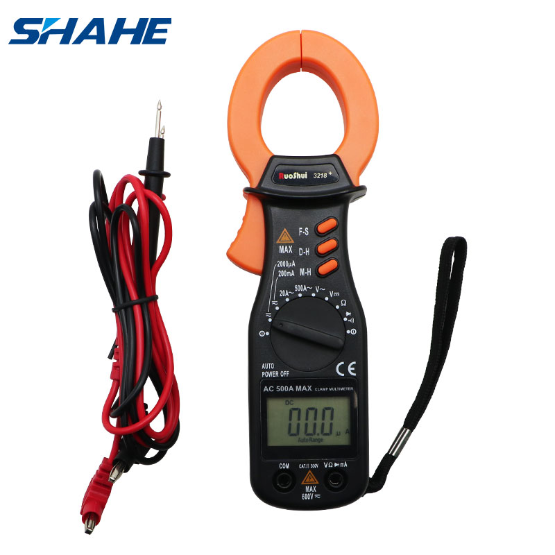 SHAHE VC3218 Digital Clamp Meter Multimeter AC DC Current Voltage Auto Range Resistance Ammeter Electrical