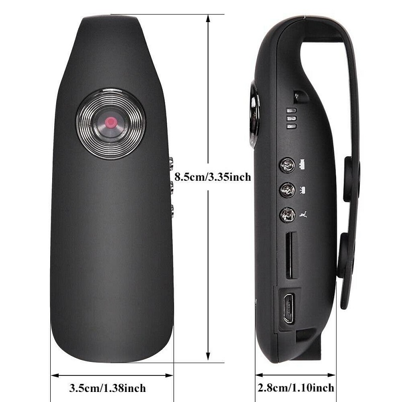 Action camera Mini Digital Camera HD Micro Cam Magnetic Body Camera Motion Detection Snapshot Loop Recording Camcorder