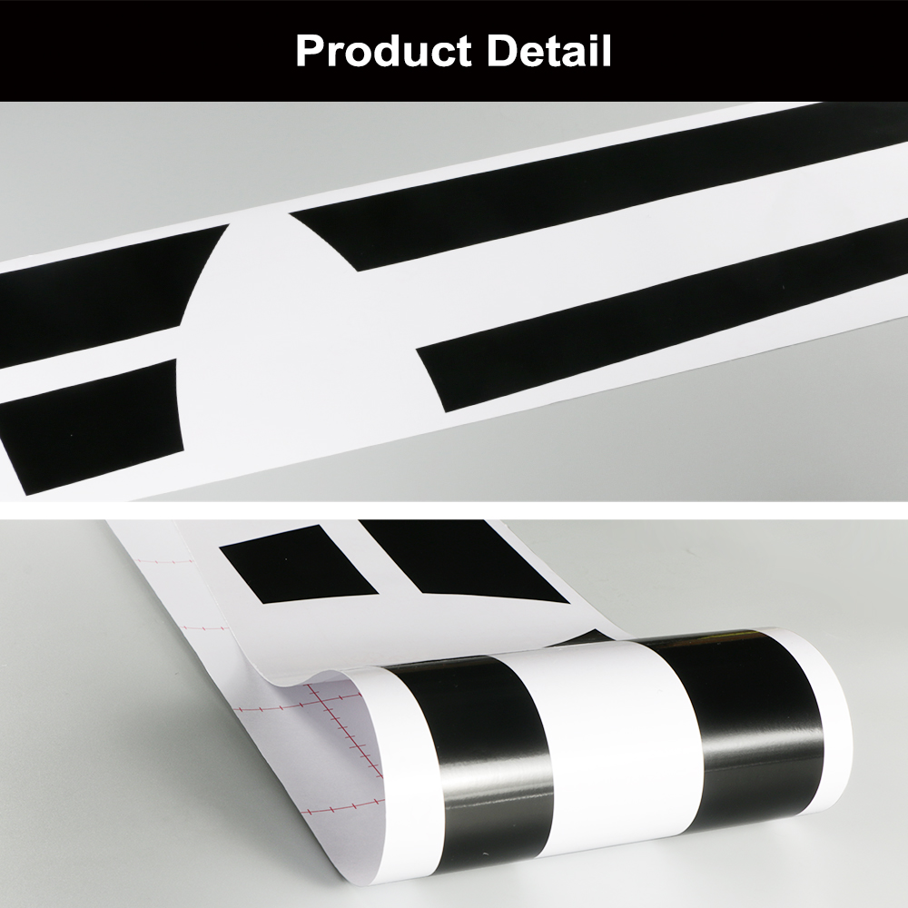 2pcs Car Sticker Long Side Stripe Decals Auto Vinyl Wrap DIY Decoration Sticker Car Racing Sports Styling Car Tuning Accessories