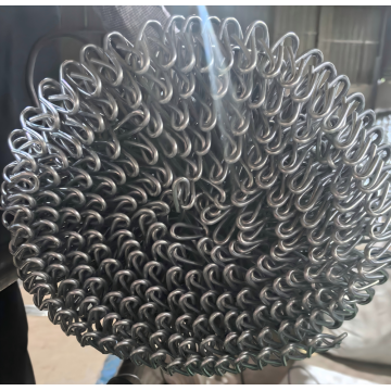 Galvanized chain link mesh safety fence