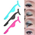 Profession Multifunctional False Eyelashes Stainless Auxiliary Eyelash Curler Tweezers Clip Beauty Makeup Cosmetic Tool