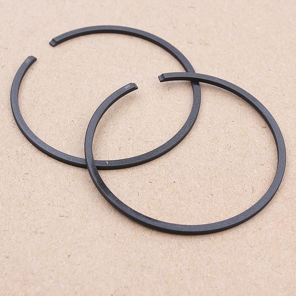 2pcs 42mm x 1.5mm Piston Rings For Husqvarna 42 45 242 246 343 F / FR / FRM 343 R / RX 345 F / FR / FRM Chainsaw Part 503289005