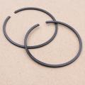 2pcs 42mm x 1.5mm Piston Rings For Husqvarna 42 45 242 246 343 F / FR / FRM 343 R / RX 345 F / FR / FRM Chainsaw Part 503289005