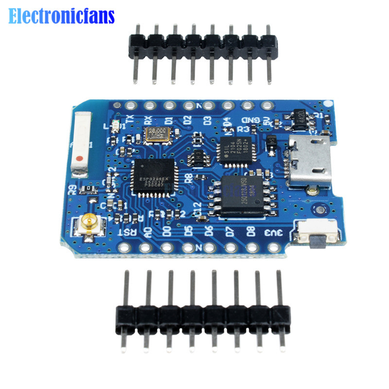 WeMos D1 Mini ESP8266 WIFI Module Board Pro 16M Bytes External Antenna Contor ESP8266 WIFI IOT Development Board Micro USB