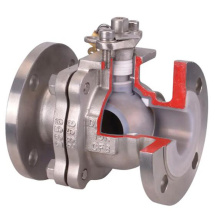 Floating Fluorine-Lined 2 Way Manual Ball Valve