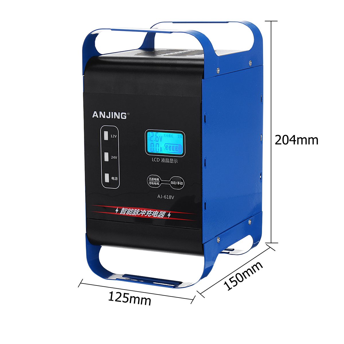 Full Automatic Car Battery Charger 12V/24V 400W Smart Fast Power Charging Suitable For Car Motorcycle EU US Plug dropship