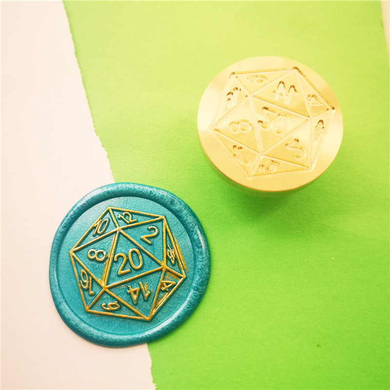 D20 Gamer Dice Wax Seal Stamp / Critical Role / Pansexual / Genderfluid / Envelop Seal / Letter Seal / Starter Kit / Wax Stick