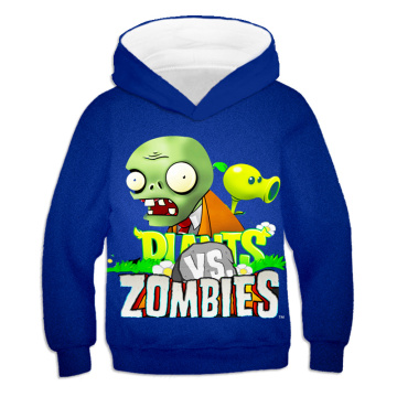 Cute Sweatshirts Plants Vs Zombies Wars Kids Baby Boys Girls Toddlers 3D printing Hoodies Cartoon Tracksuit Children Clothing