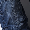 2 Men New Autumn Fashion Korean Slim Fit Denim Jackets And Jeans Casual Two piece Sets Brand Clothes Suits