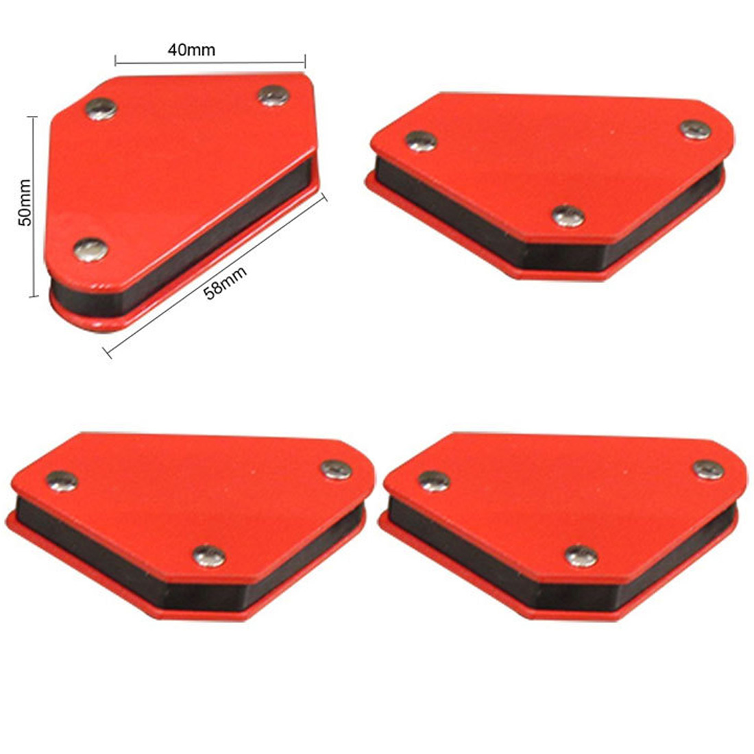 4PCS/lot 9LB Angle Soldering Locator Welder Welding Holder Tool Welding Magnetic Holder Magnetic Magnet Corner Arrows