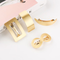 2020 European/American Style Metal Gold Woman Girl Hair Styling Hair Clip Barrettes Lazy Wind Geometry Hair clip Accessories