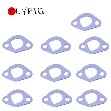 10Pcs Muffler Exhaust Gasket Fits for Honda GX110 GX120 GX160 GX200 5.5HP 6.5HP Engines