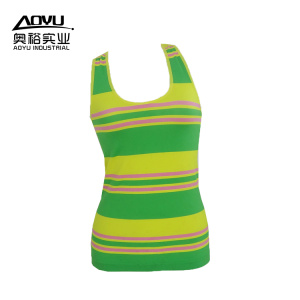 Cheapest Price for Tank Top Stripe Workout Fitness Women Yoga Sport Tank Tops supply to Netherlands Manufacturer