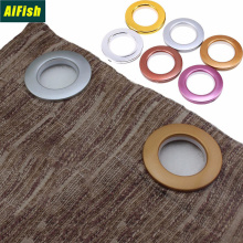 High Quality Roman Plastic Grommet Top Home Decoration Curtain Accessories Plastic Rings Eyelets For Curtains Grommet Top P001-2