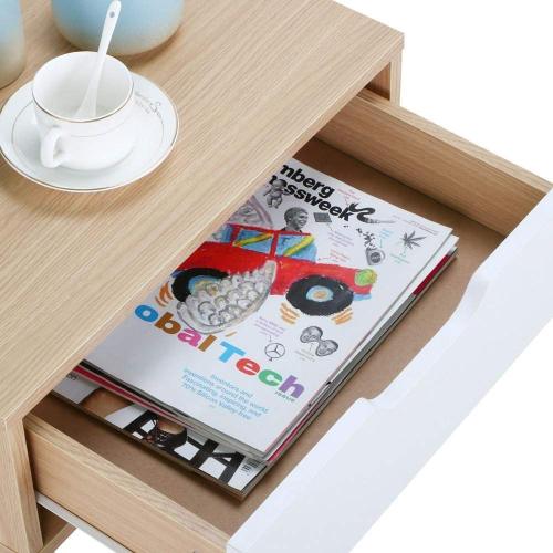 Supply Wood modern nightstand with drawers with High Quality