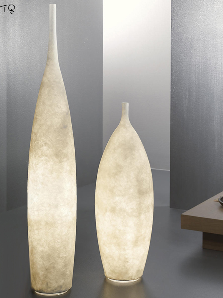 Romantic Atmosphere Resin Vase Corner Floor Lamp for Living Room Decor Home Salon Minimalist LED Stand Light Bedroom Hotel Study