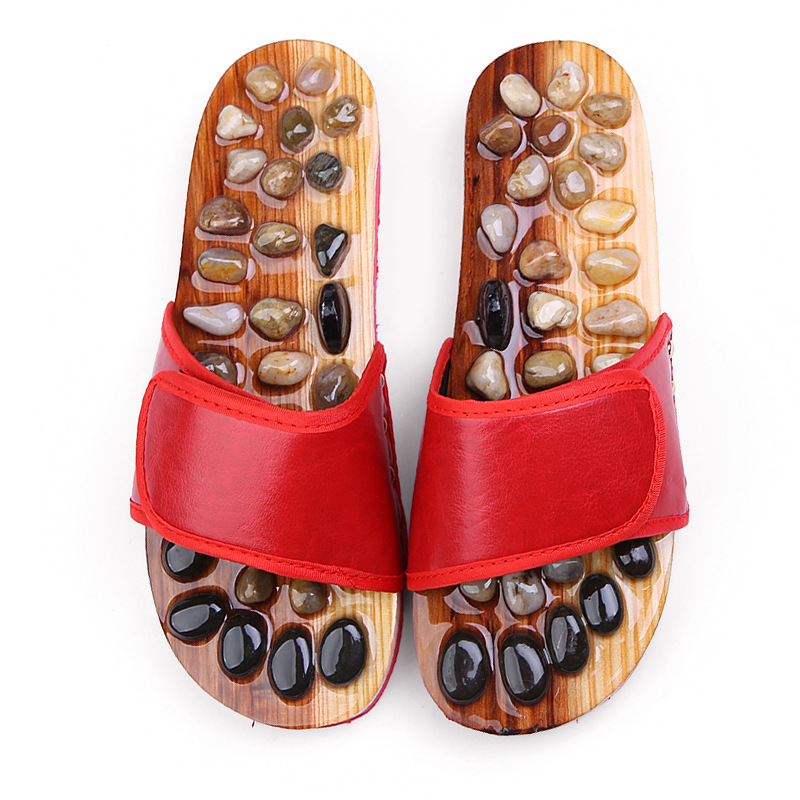 Acupoint Massage Slippers Men/Women Sandals Feet Chinese Acupressure Therapy Medical Rotating Foot Massager Shoes Men's Unisex