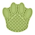 Pet Dog Feeding Slow Food Bowl Claw-shaped Dispensing Mat Feed Plate Silicone Dog Lick Pad Safe No-Toxic Training Plate