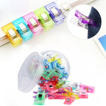 Colorful Sewing Craft Quilt Binding Sewing Clips Plastic Clips Clamps Pack Trendy Gift