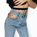 New High Quality Slim Girl Stockings Club Party Hosiery Fashion Women's Sexy Fishnet Pantyhose Black Mesh Fishnet Tights