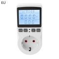 Digital Power Meter Socket EU Plug Energy Meter Current Voltage Watt Electricity Cost Measuring Monitor Power Analyzer Ele