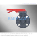 DN200 PVC Butterfly Valve Manual Hand Lever