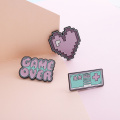 3~6pcs/set Game Girl Enamel Pins Video Game Software Custom Mug Brooches Bag Clothes Lapel Pin Badge Cartoon Animal Jewelry Gift