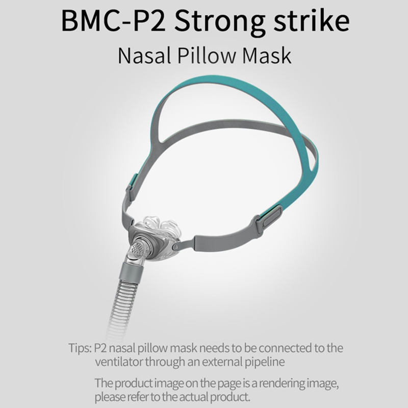 Hot for BMC-P2 CPAP Nasal Pillow Case W Headgear S M L Cushions Sleep Helper for Snoring