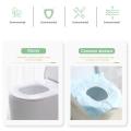 10pcs Eco-friendly Travel Disposable Toilet Seat Cover Cushion Expendable Toilet Paper Pad Mat Bathroom Accessories