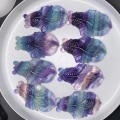 1PC Natural Crystal Fluorite goldfish Ornaments Quartz Mineral Jewelry Modern Home Decoration Stone Crafts Holiday Gift