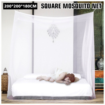 Travel Camping Mosquito Net Repellent Tent Insect Reject 4 Corner Post Canopy Bed Curtain Bed Tent Hanging Bed 200x200x180cm