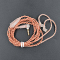 KZ 0.75mm Gold-plated B/C Pin Earphone Cable for KZ-ZST/ES4 KZ-ZSN Earphones with Mic Oxygen Free Copper for Earphone