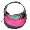 Pink PVC and Mesh Pet Sling for Dogs