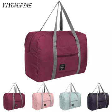 Large Capacity Nylon Travel Bags, Waterproof Folding Duffle Bag Organizer Packing Cubes, Clothing Storage Bag, Weekend Bags