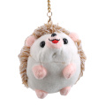 12CM Plush Hedgehog Toys Key Chain Ring Pendant Plush Toy Animal Stuffed Anime Car Fur Gifts for Women Girl Toys Doll Kids Toy