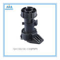 Plastic adjustable cabinet legs in ABS Material