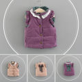 Kids Baby Girls Gilet Vest Jacket Sleeveless Winter Warm Waistcoat 0-4T