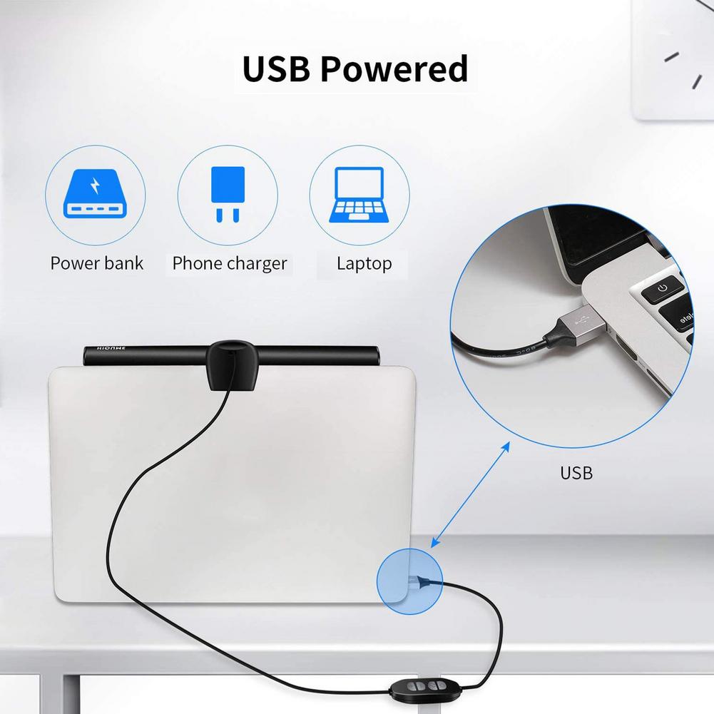 USB Desk Lamps LED Light Dimmable Monitor Laptop Screen Light Bar LED Desktop Table Lamp Eye Protection Reading Lamp