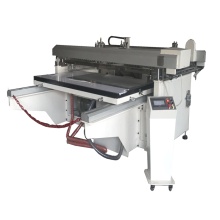 Large format plain screen printing machine