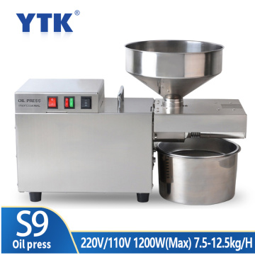 1200W Stainless Steel Oil Press Cold and Hot Oil Press 110 / 220v Flax Seed Oil Extractor Peanut Cocoa Sunflower Seed Coconut