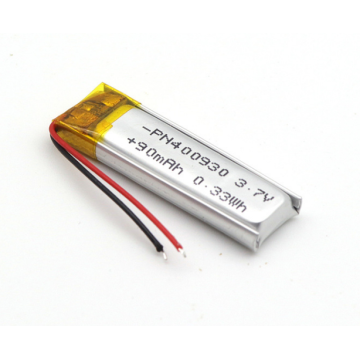 90mAh lithium ion polymer rechargeable battery (LP0X3T4)