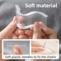 Comforter Grippers Bed Quilt Covers Sheet Holders Gripper Blankets Sheet Fastener Clips Clamp with glue needles needle