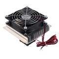 New 60W Thermoelectric Peltier Cooler Refrigeration Semiconductor Cooling System Kit Cooler Fan Finished Set Computer Component